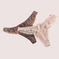 Sheer Lace Thong Panties - 2 Pack - product image 1