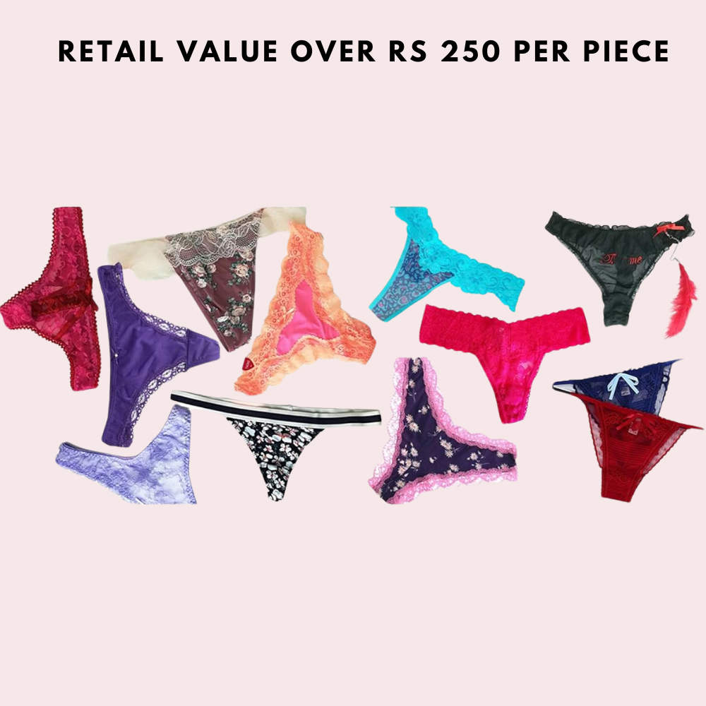 Of 12 Imported Thong Panties - product image 3