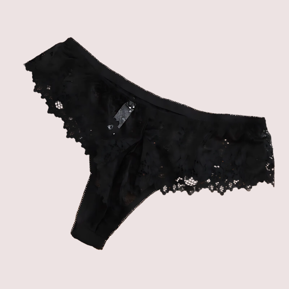 Women Floral Lace Thong Panties - 3 Pack - product image 3