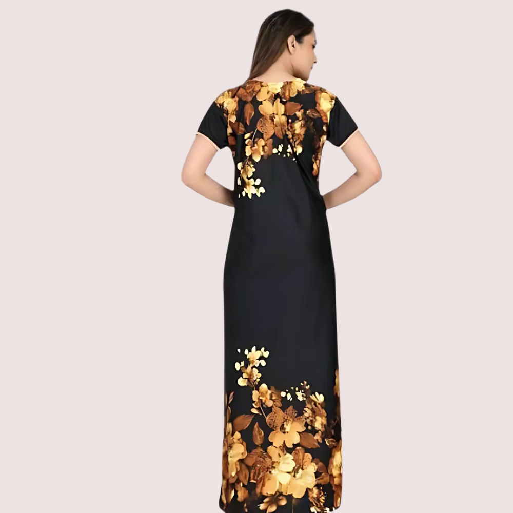 Satin Maxi Nightgown For Women - product image 3