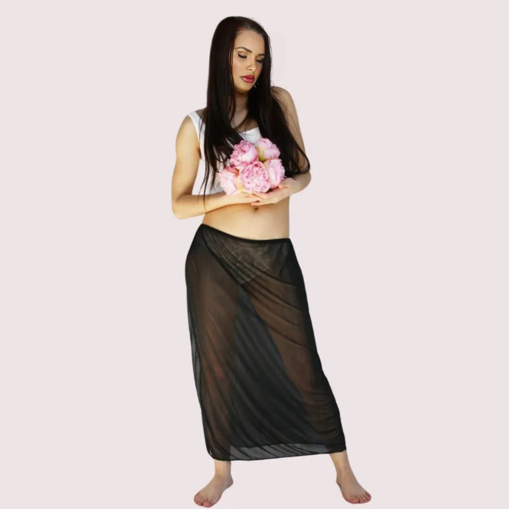 Twilight Elegance Sheer Underskirt - Plus-Size - product image 1