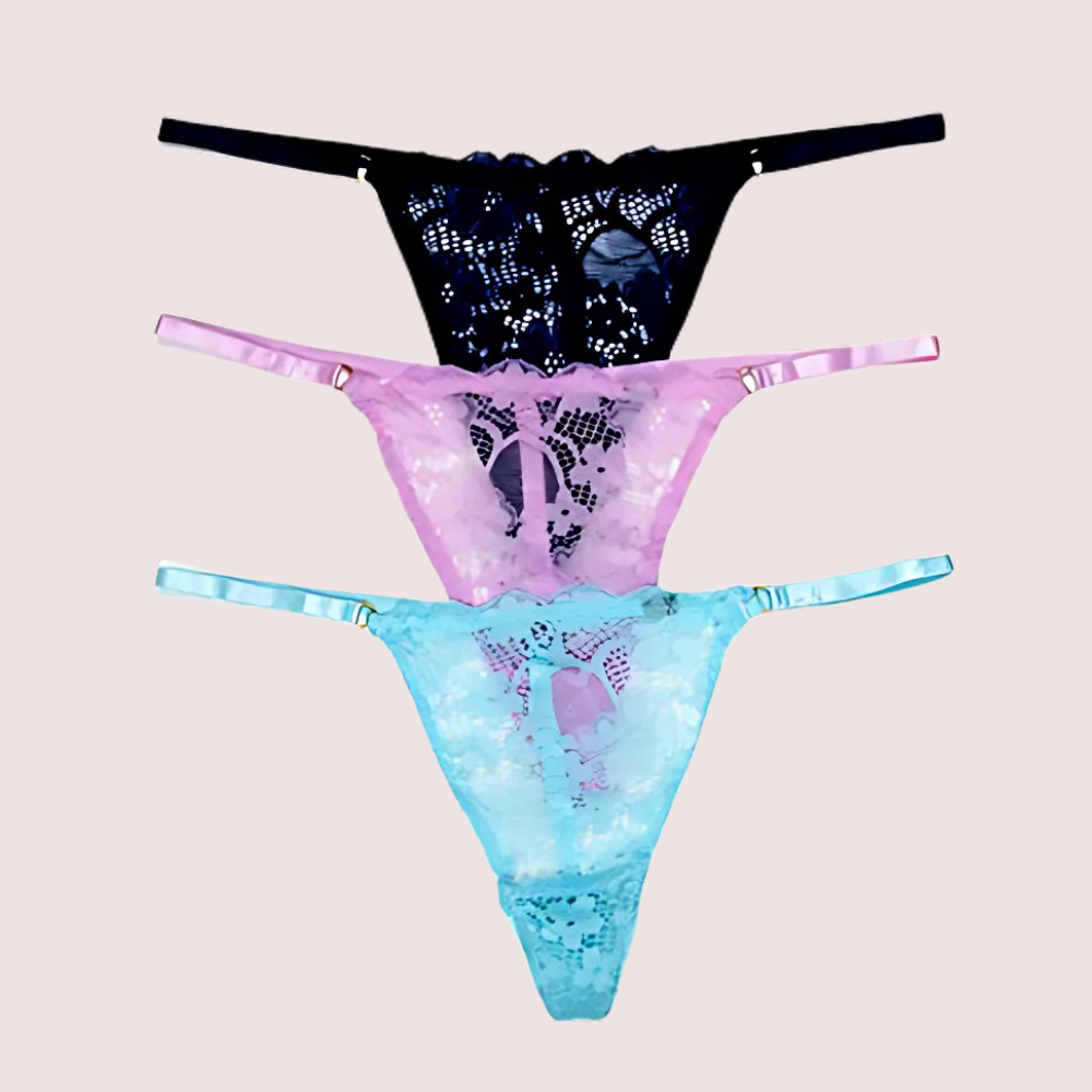 Women's G-String Lace Underwear - 3 Pack - product image 3