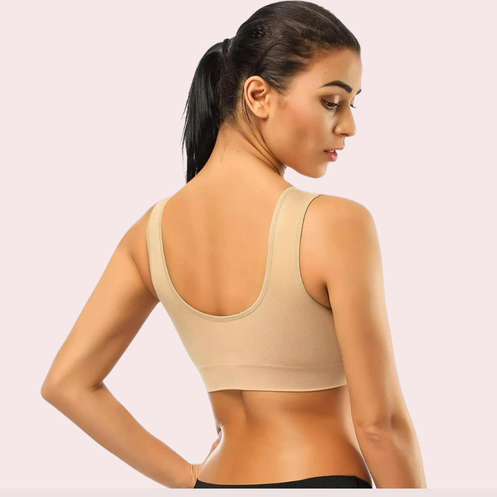 Beige Women's Ultimate Sports Bra For Yoga & Gym - product image 3
