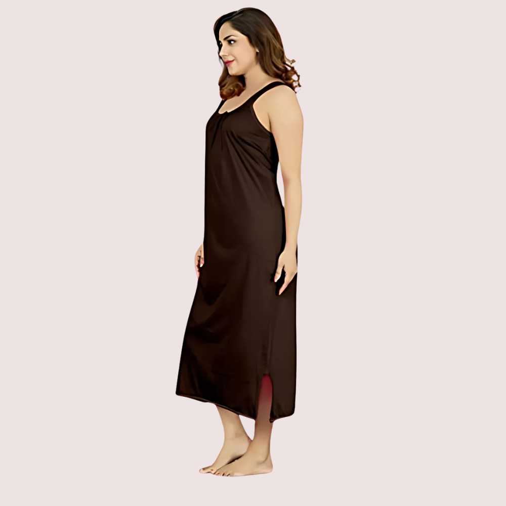 Women's Long Cotton Nightgown Slip - product image 2