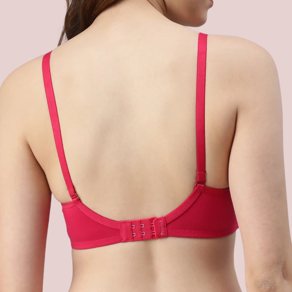 Passion Plunge - Red Seamless Padded Bra - product image 4