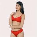 Organic Cotton Bra Set - Red | Soft, Skin-Friendly & All-Day Comfort - product image 1