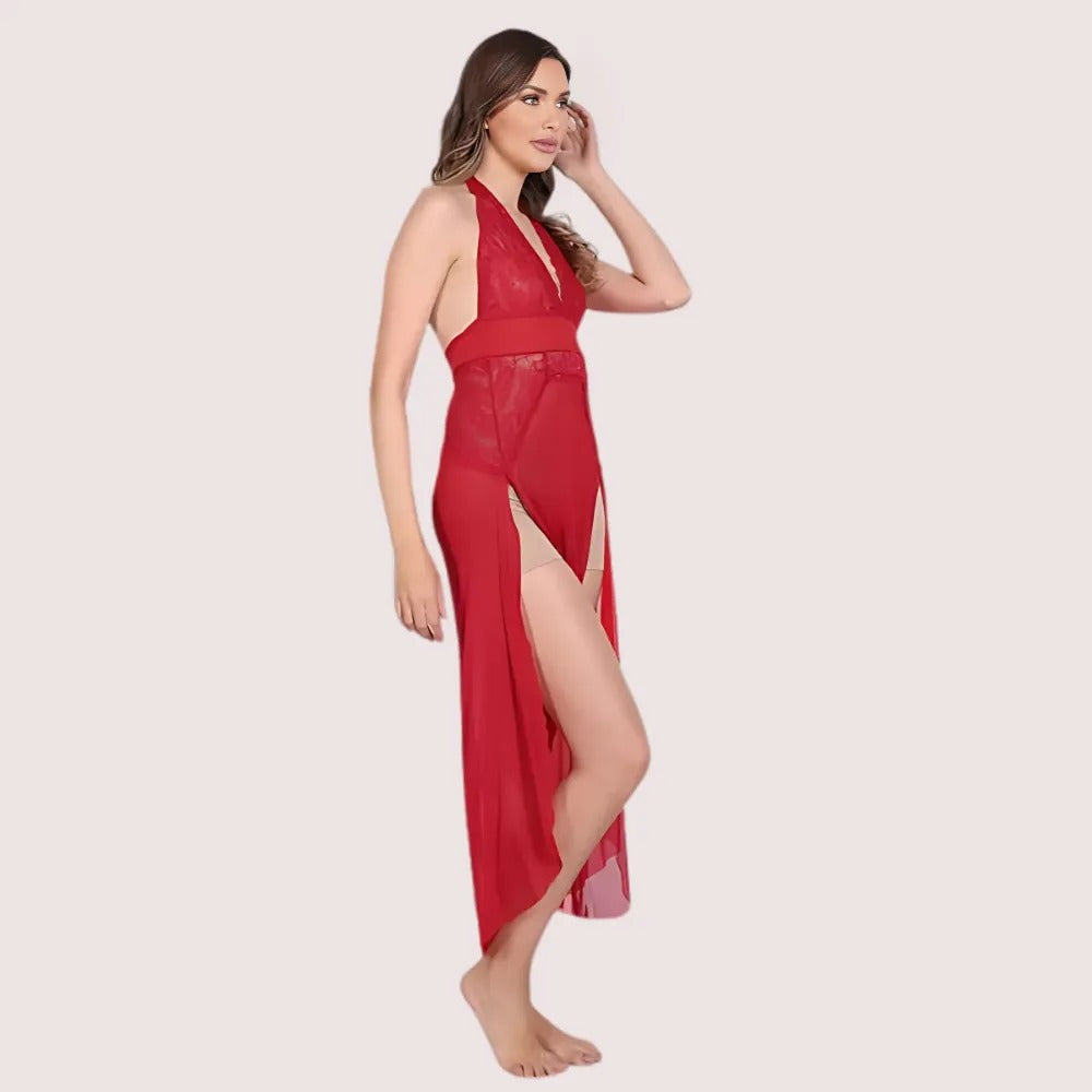 Graceful Long Sheer Nightdress For Women - product image 3