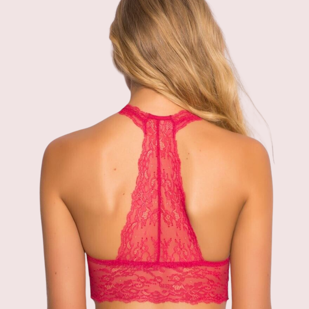 Dark Pink Lace Bralette For Everyday Glam - product image 2