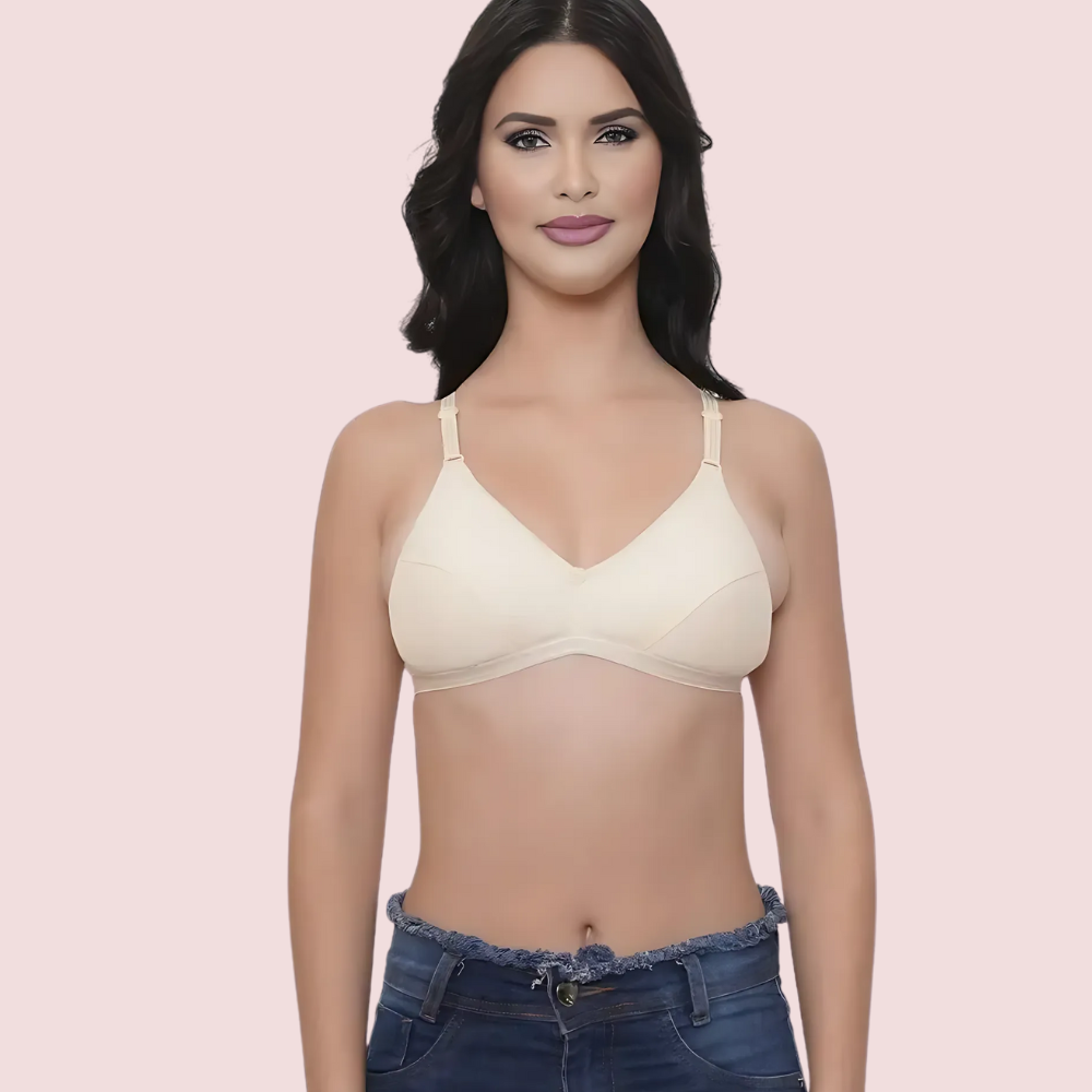 Breezy Comfort Cotton Summer Bra - Assorted Colors - 2 Pack - product image 3