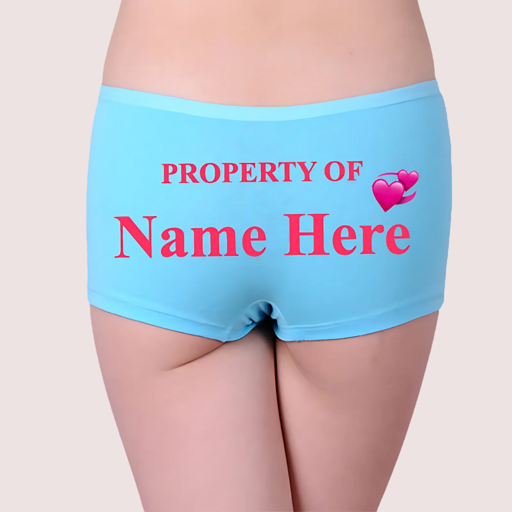 Property Of Named Customize Cotton Boyshort Panty - product image 1
