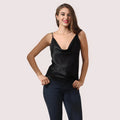Opulent Nights Silk Cowl Neck Camisole - product image 1