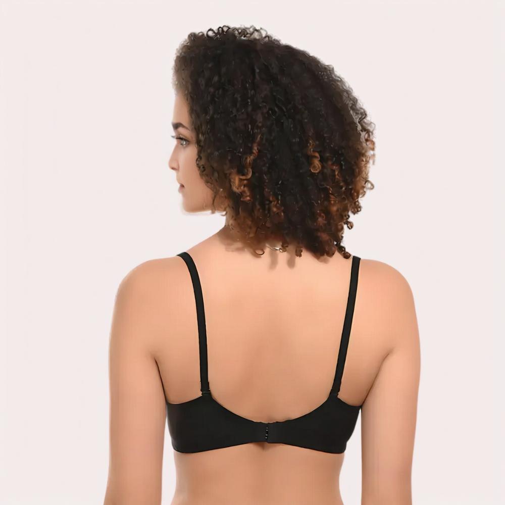 Velvet Touch - Black Lightly Padded Bra - product image 3