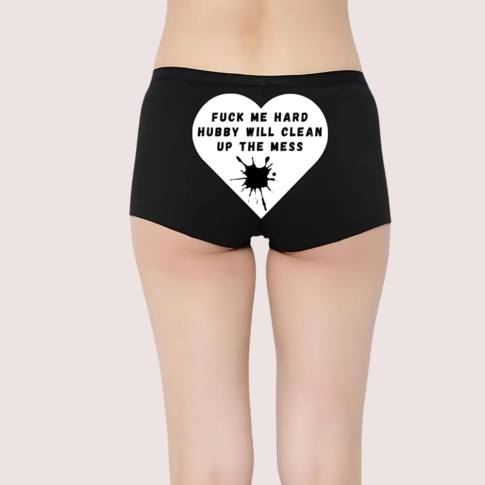 Personalized Playful Text Panties For Her - product image 1