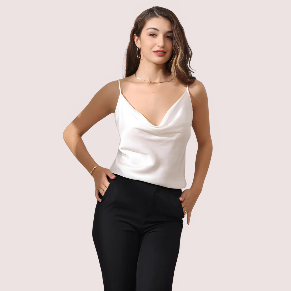 Premium Silk Cowl Neck Camisole For Layering - product image 1