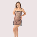 Midnight Allure Sheer Babydoll - Plus-Size - product image 1