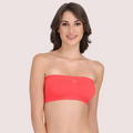 Coral Red Tube Bandeau Bra Top For Her - product image 1