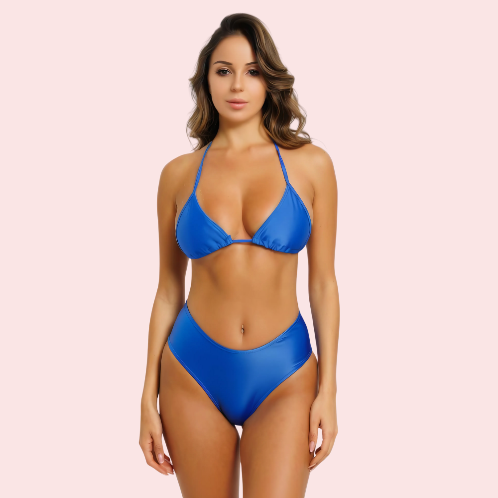 Classic Royal Blue High-Cut Bikini Bottom (Bottom Only) - product image 1