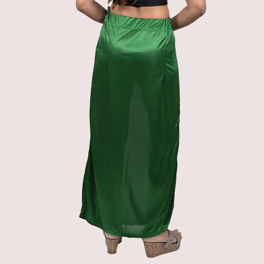 Indian Saree Shining Solid Areas For Silk Slips Skirt For Her. - product image 2
