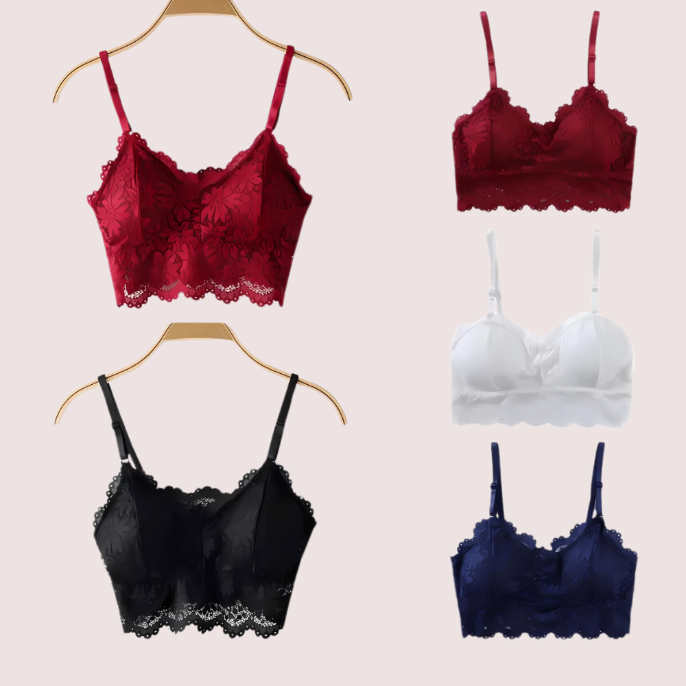 Luxury Lace Padded Bralette - 2 Pack - product image 2