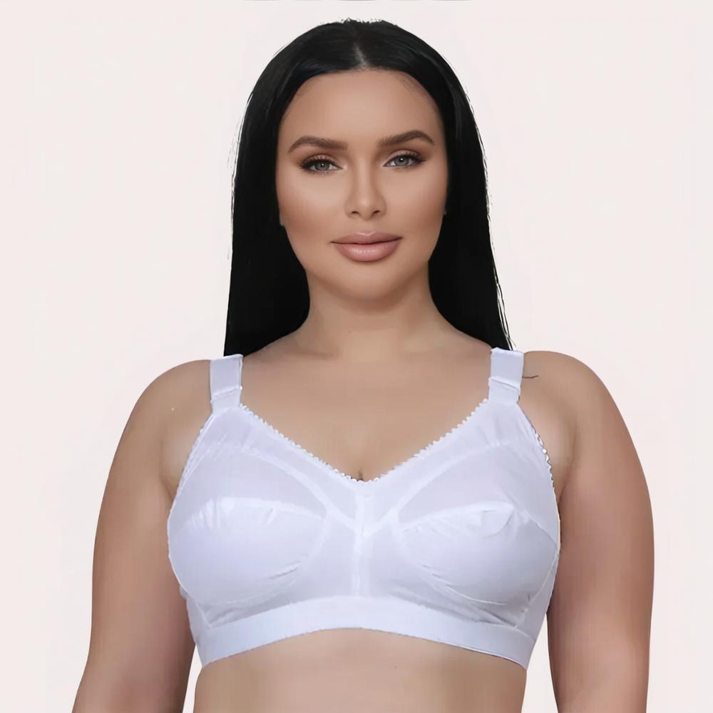 Plus-Size Sweat-Absorbent Bra - Soft, Breathable & Summer-Ready - product image 1
