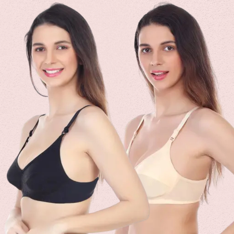Everyday Cotton Non-Padded Bra For Women - 2 Pack - product image 2