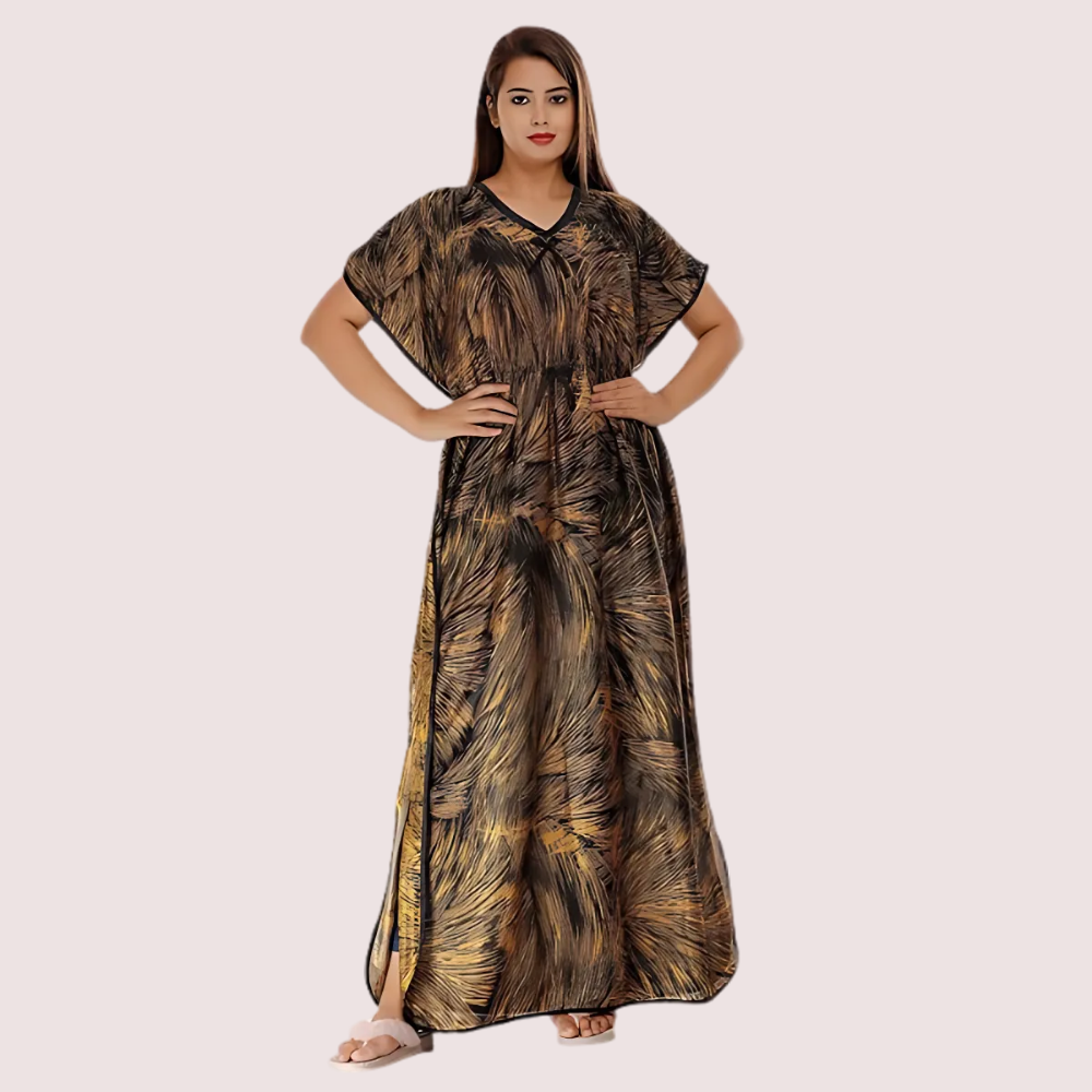 Printed Satin Nightie For Women/Women - product image 3