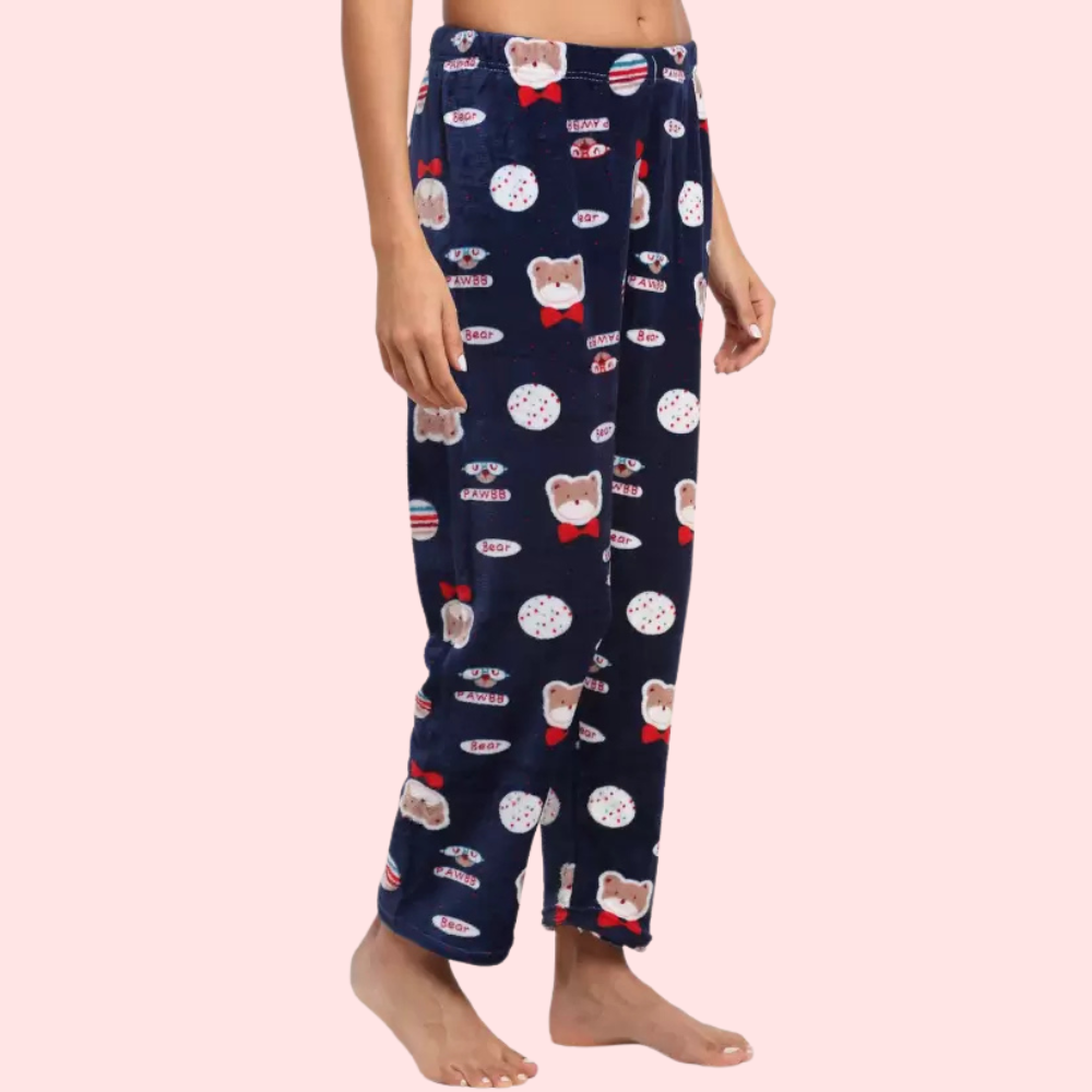 Women's Casual Printed Warm Pajama - 2 Pack - product image 2