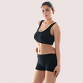 Black Seamless Sports Bra And Boyshort Set - product image 1