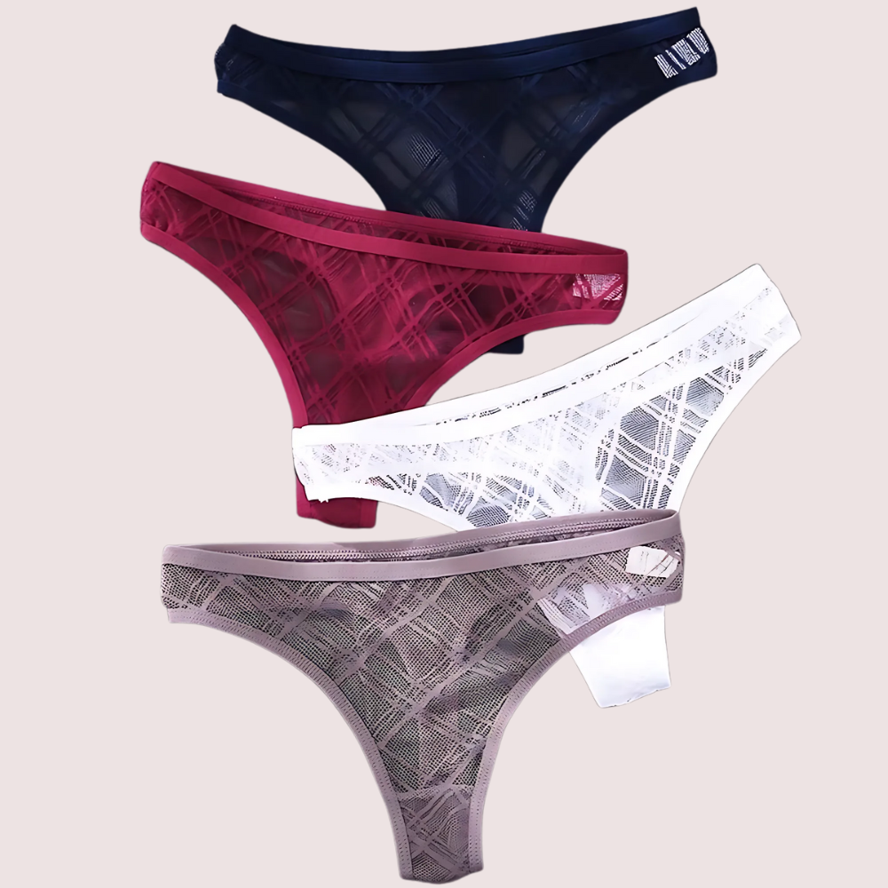Women's Low-Rise Mesh Hollow Lace Panties - product image 3