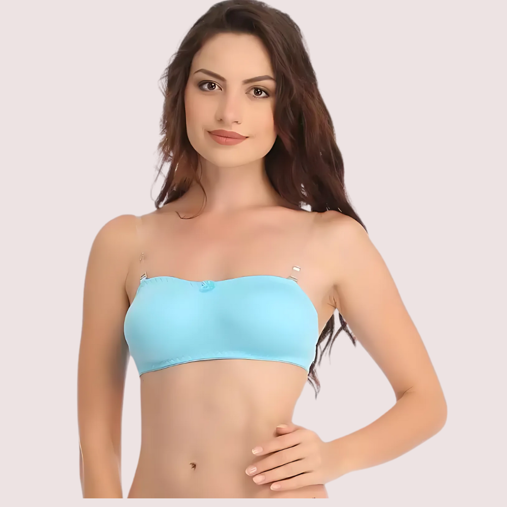 Women's Comfy Wire-Free Micro Touch Stretch Tube Bra - product image 2