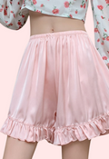 Women Ruffles Satin Faux Silk French Underwear - product image 1