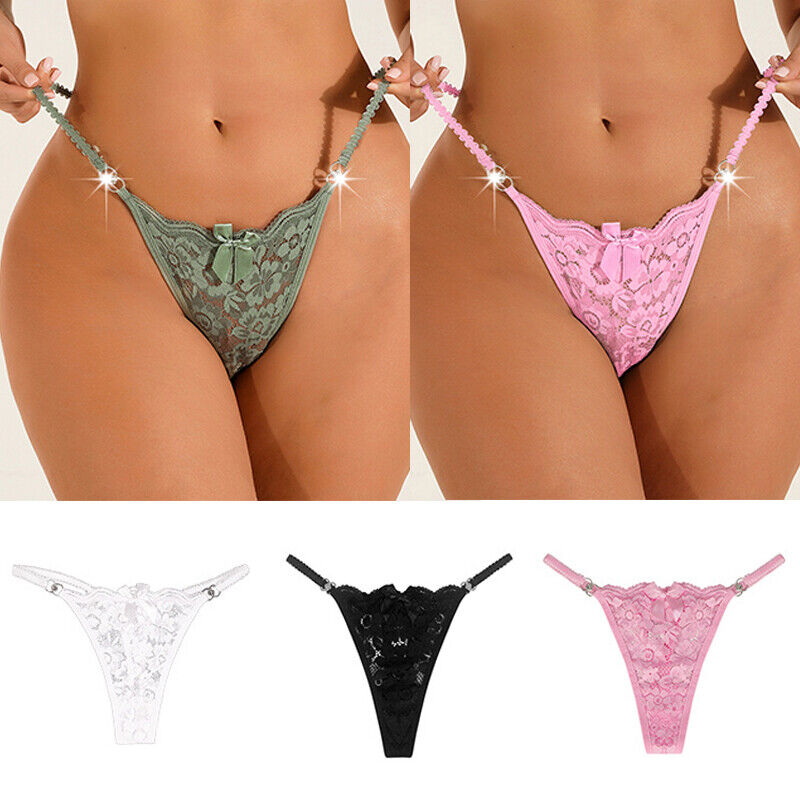 Assorted Colors Lace G-String - 4 Pack - product image 5