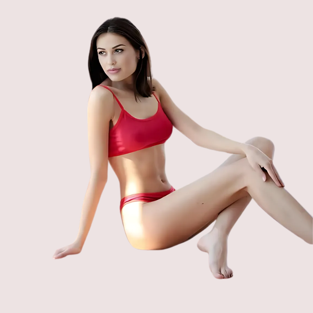 Full Coverage Smooth Red Cotton Bra Panty Set - product image 2