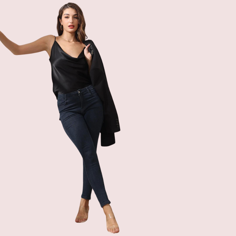 Éclat Satiné Cowl Neck Silk Satin Camisole - product image 3