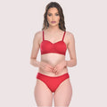 Padded Cotton Bra Panty Set For A Look - 2 Pack - product image 1