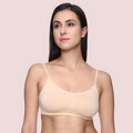 Comfort Beige Thin Straps Sports Bra - product image 1