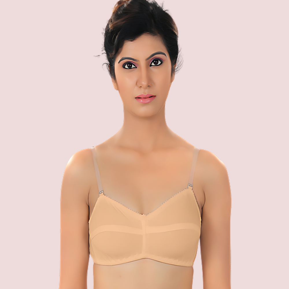 Cool Creamy Transparent Strap Bra - 2 Pack - product image 1