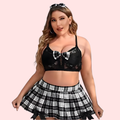 Adult School-Style Roleplay Costume with Panty - product image 1