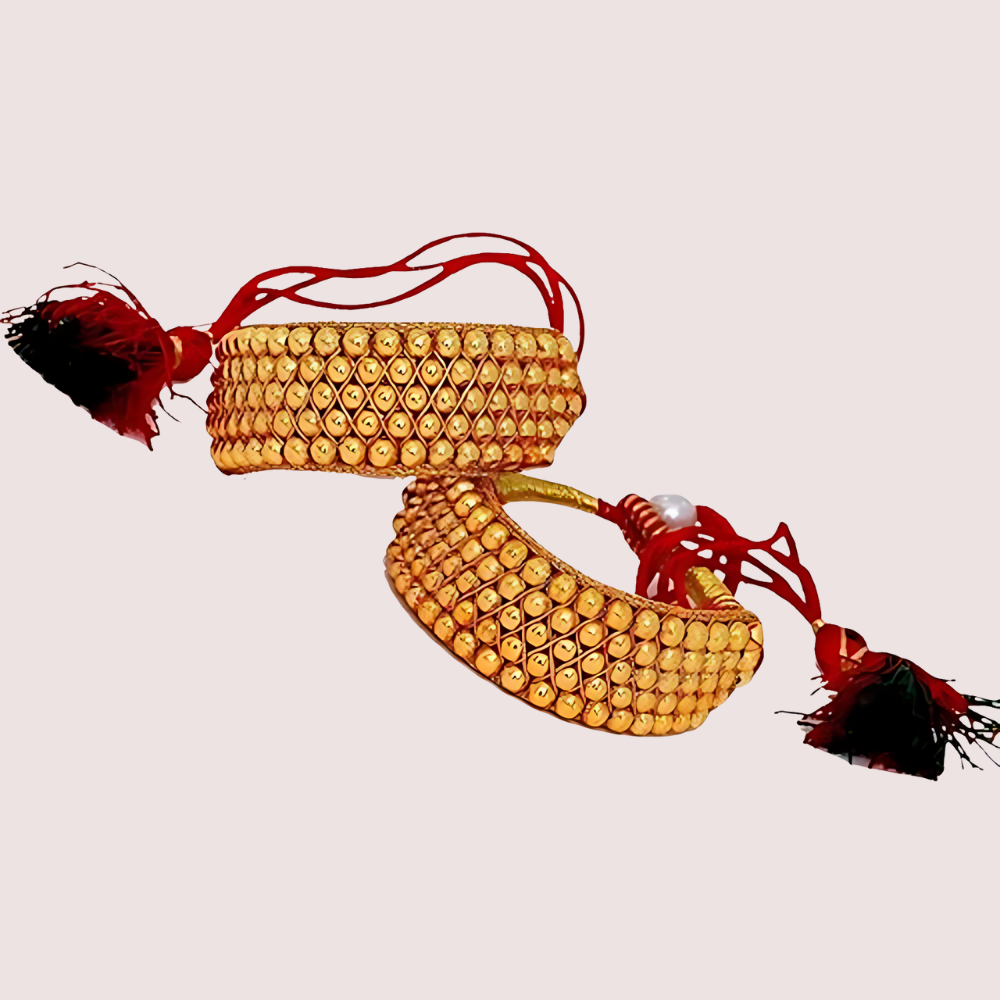 Copper Brass Golden Moti Pocchi Bracelet - product image 1