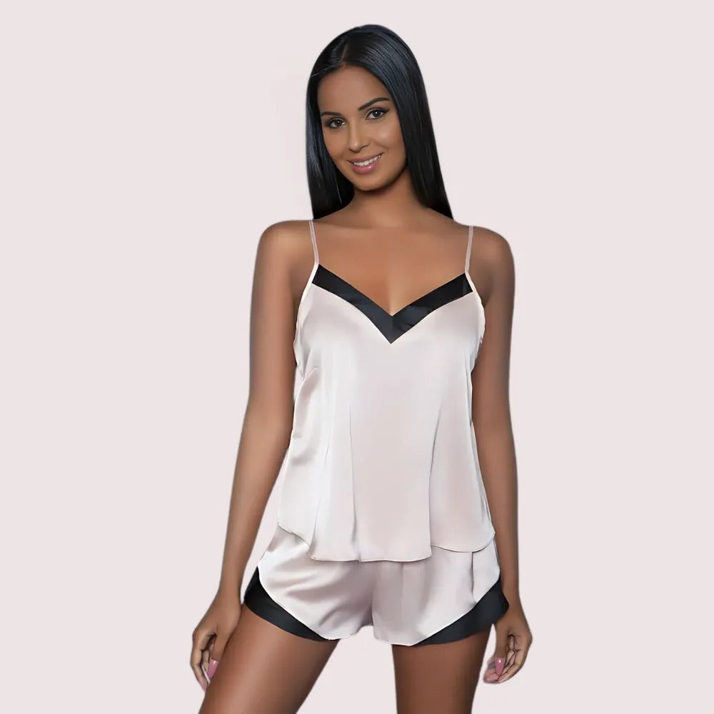 Luxe Silk Satin Cami & Shorts Set - product image 1