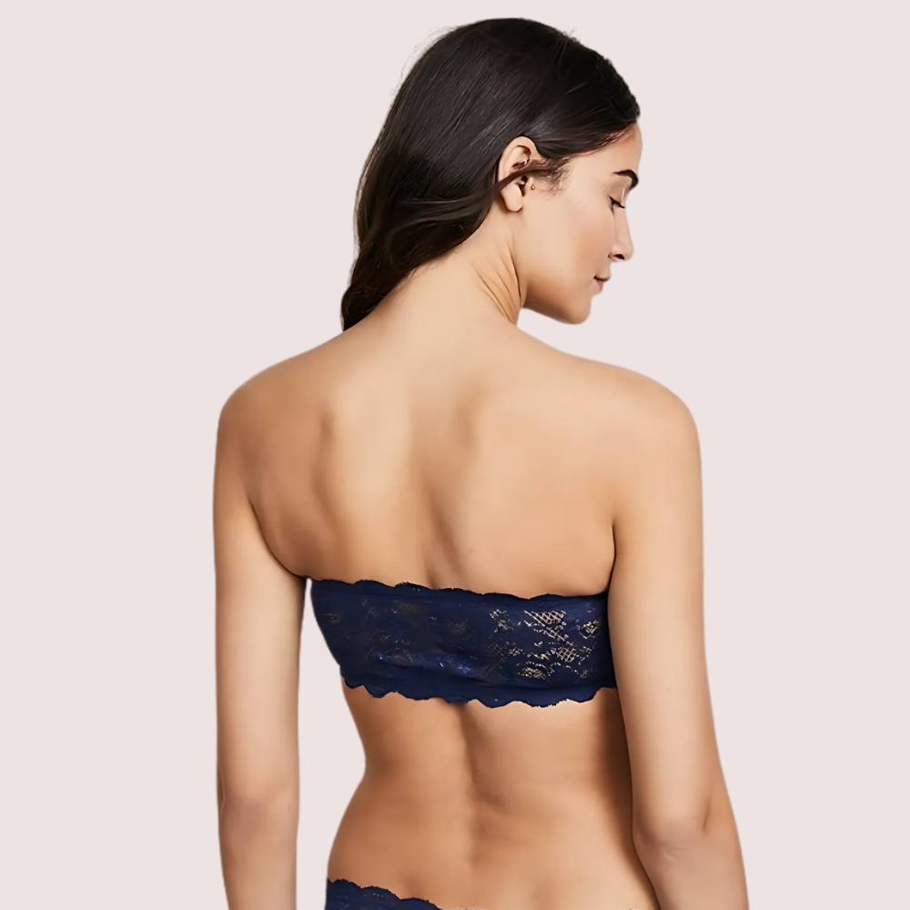 Tube Bandeau Bra Top In Striking Cobalt - product image 2