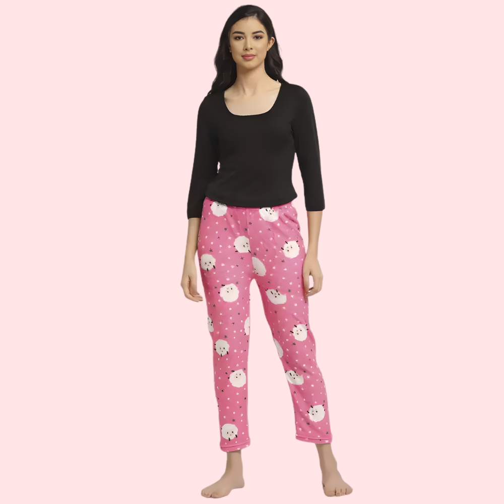 Women's' Woolen Pajama For Winter - 2 Pack - product image 1