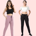 Women's Winter Cotton Jogger Pants - 2 Pack - product image 1