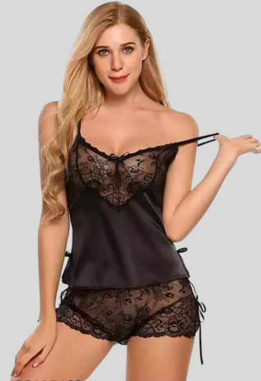 Black Babydoll Nightwear - product image 1