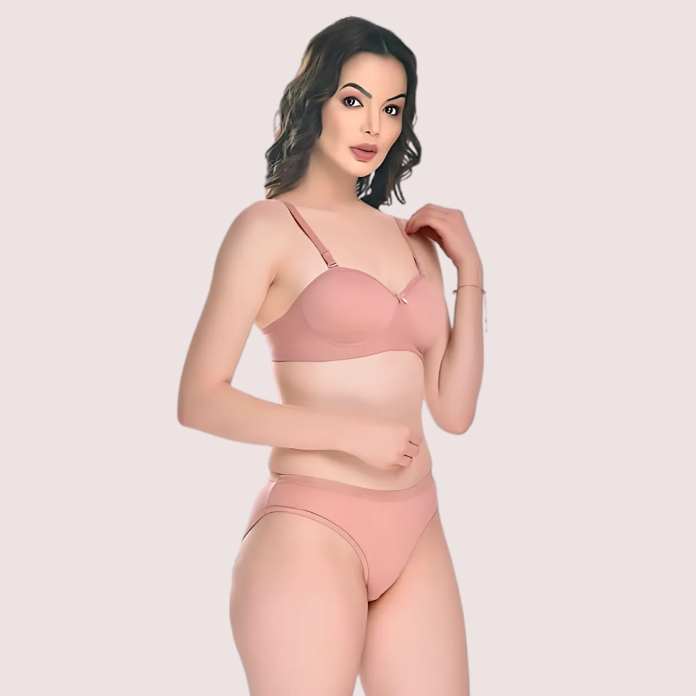 Padded Cotton Bra Panty Set For A You - 2 Pack - product image 2