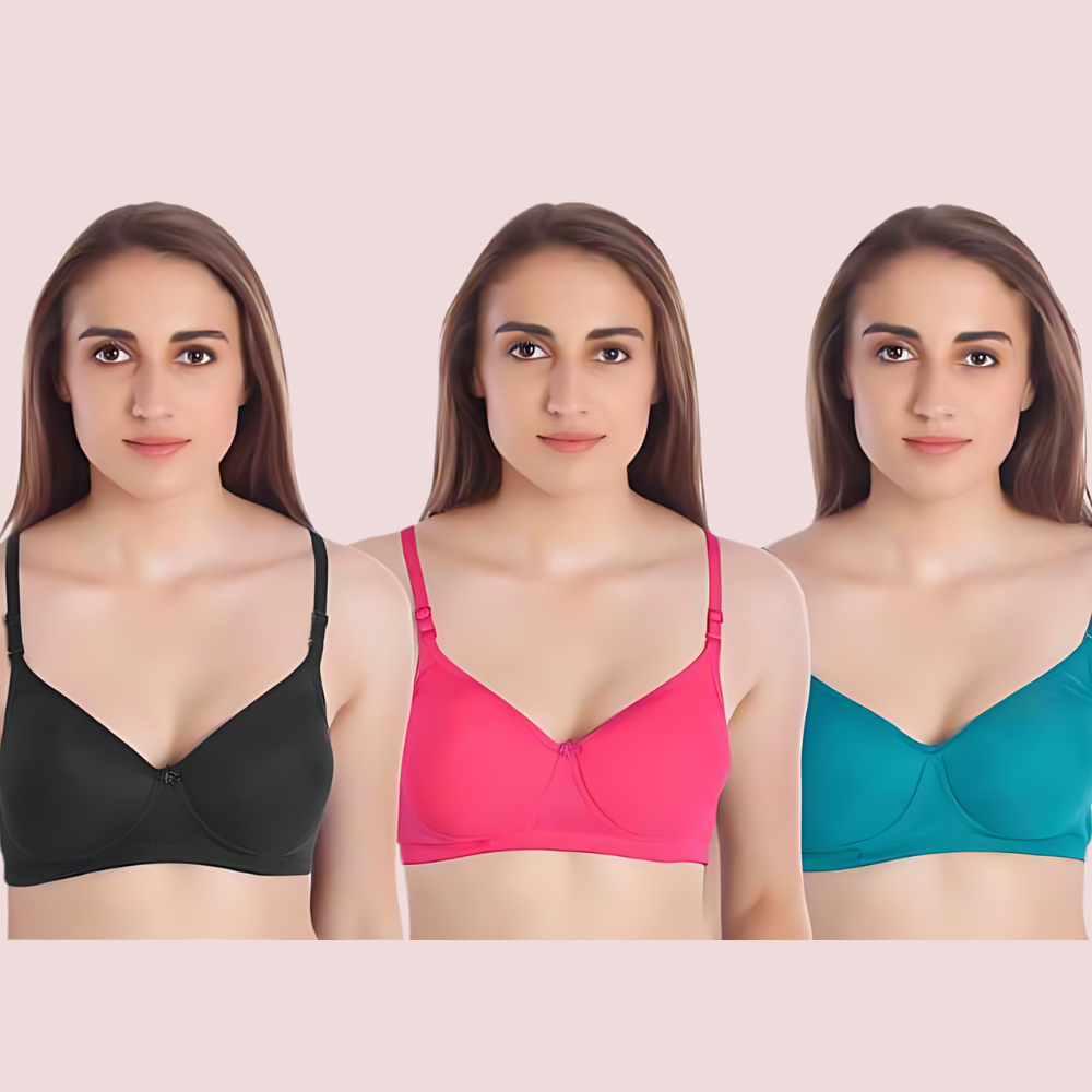 Women Full Coverage Lightly Padded Multicolor Bra - product image 4