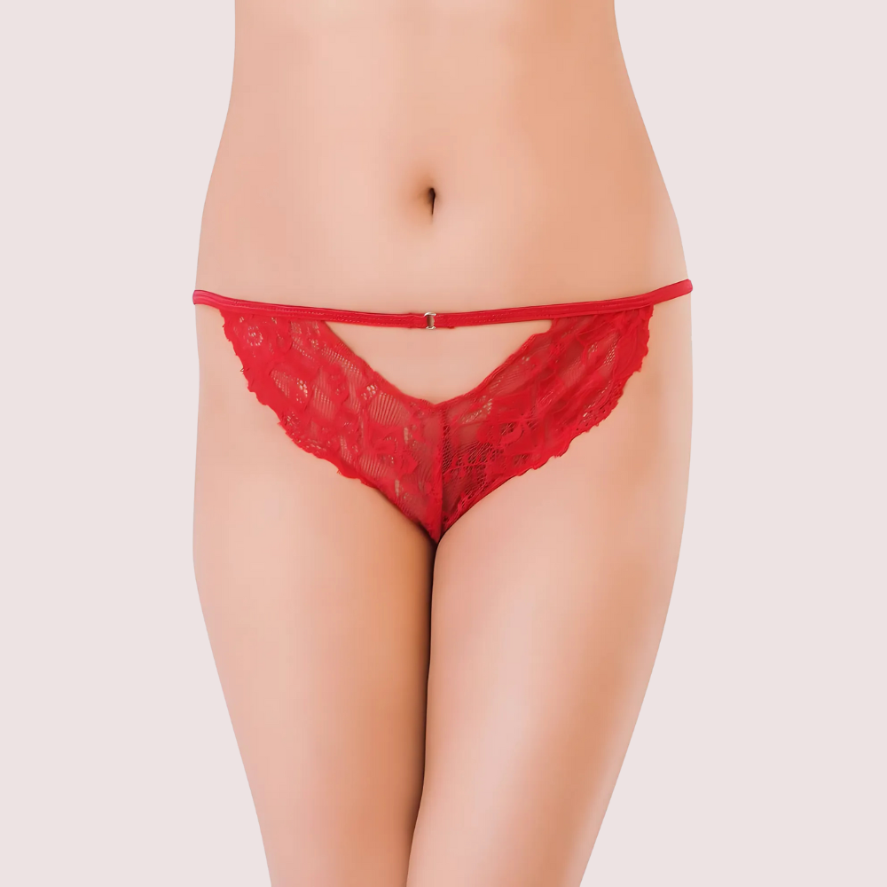 Beautiful Lace Red Women's Cheekies - 1 Pack - product image 1