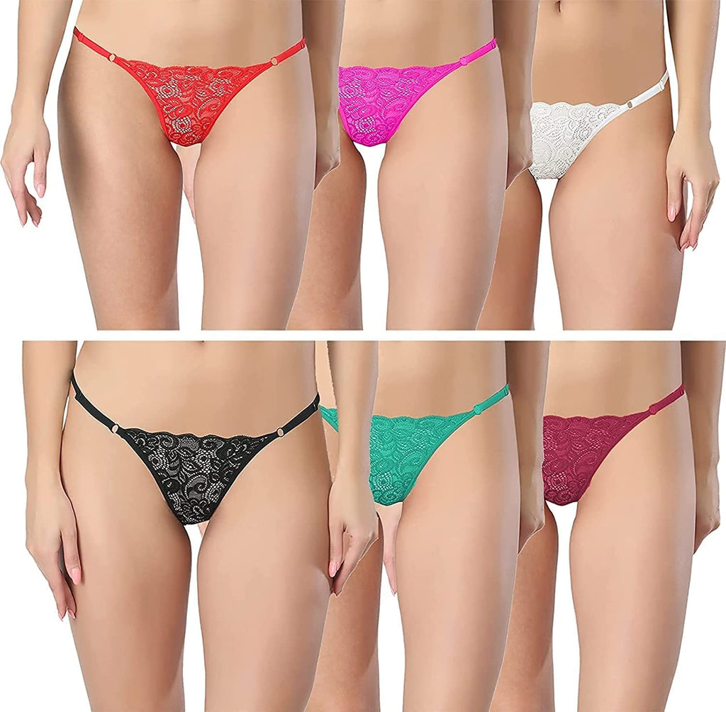 Women's Lace G-String Set - 4 Pack - product image 3