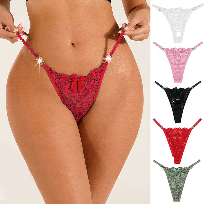 Assorted Colors Lace G-String - 4 Pack - product image 7