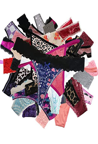 Six Assorted Styles Thong'S In One Pack - product image 1